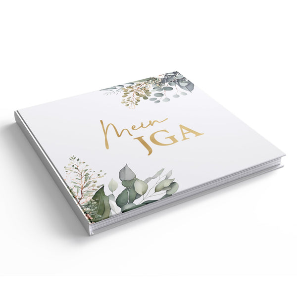 Mein JGA Erinnerungsbuch - Gästebuch für Glückwünsche und Fotos - 72 Seiten ohne Fragen