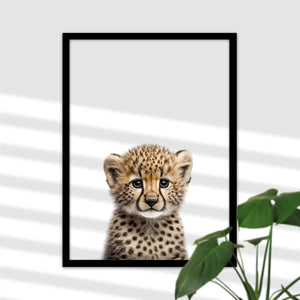 Baby Gepard Poster - Bringen Sie Leben in das Kleinkinderzimmer
