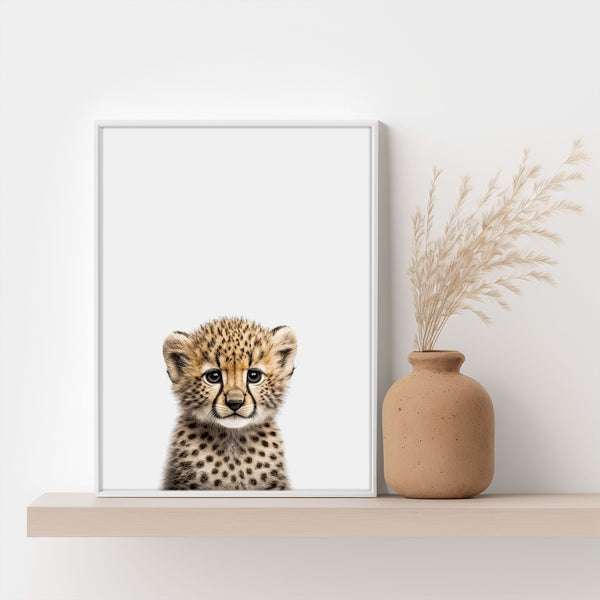 Baby Gepard Poster sind die perfekte Ergänzung für jedes Kleinkinderzimmer