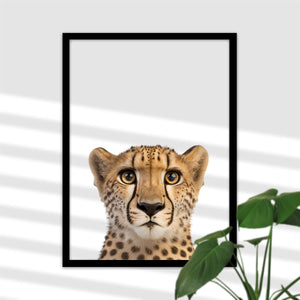 Elegantes Gepard Poster für Ihr Kinderzimmer