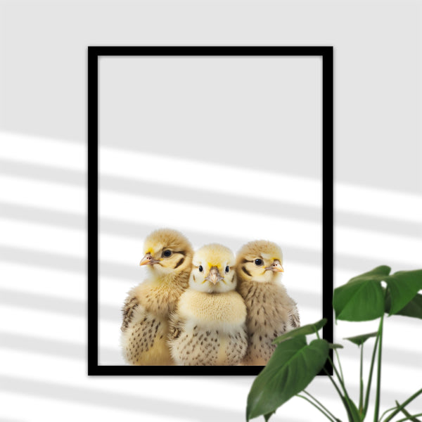 3 Baby Küken Poster - Eine großartige Idee für ein Babyzimmer