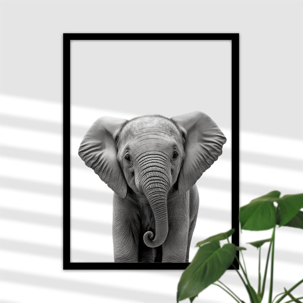 Herzliches Baby-Elefant-Poster