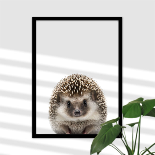 Entzückendes Baby Igel Poster fürs Kinderzimmer