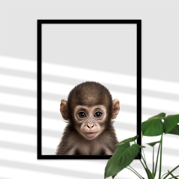 Baby Schimpanse Poster für das Kinderzimmer
