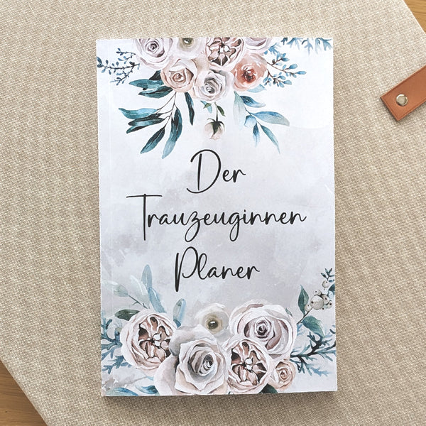 The Maid of Honor Planner: Task and appointment planner with calendar in white rose look