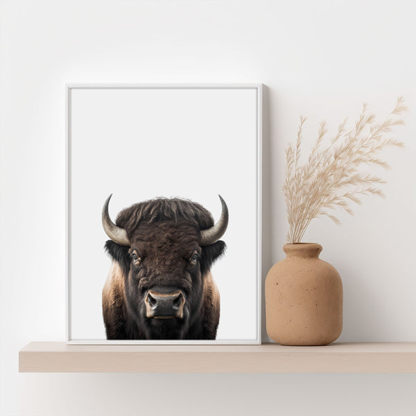 Fügen Sie einen Hauch von Natur hinzu mit unserem Bison Poster