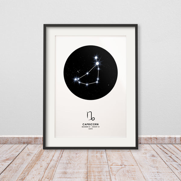 Solid Capricorn Poster