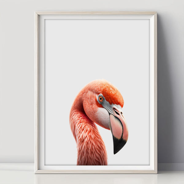 Elegantes Flamingo Poster für Mädchenzimmer