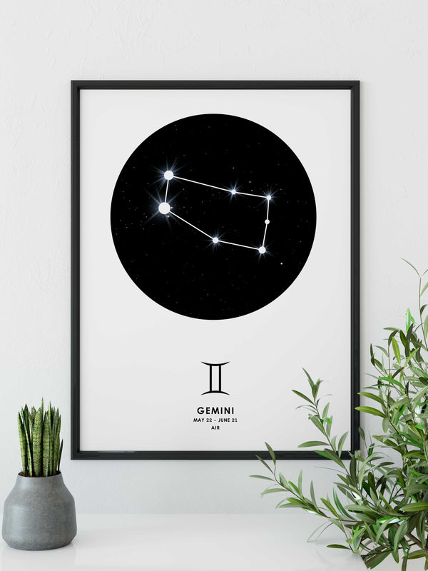 Double-sided twins poster