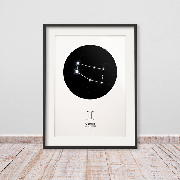 Double-sided twins poster