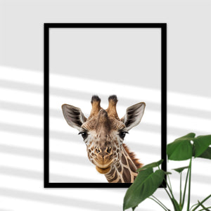 Atemberaubendes Giraffe Poster für das Kinderzimmer