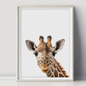 Giraffe Poster - Eine faszinierende Dekoration für das Kinderzimmer