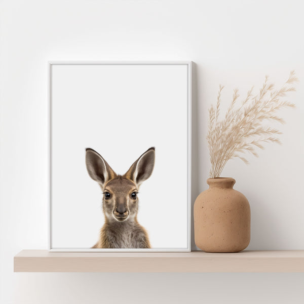 Baby Känguru Poster - Wandgestaltung fürs Spielzimmer