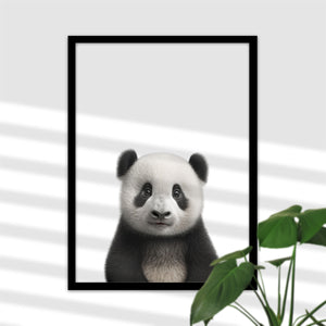 Baby Panda Poster - Kinderzimmer Wandgestaltung