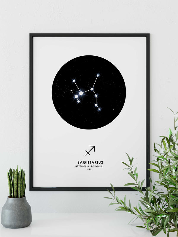 Adventurous Sagittarius Poster
