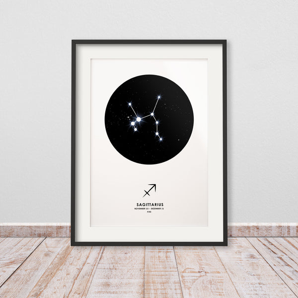 Adventurous Sagittarius Poster