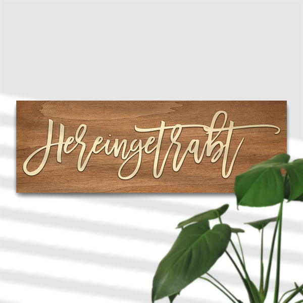 Personalized Wooden Sign Medium