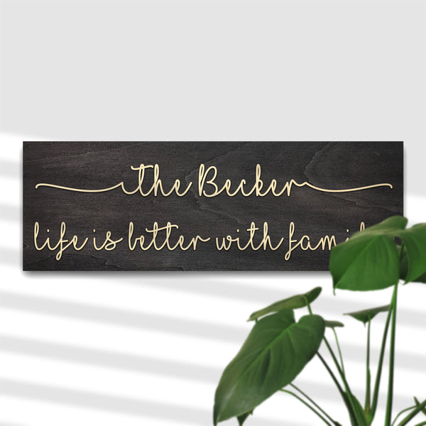 Personalized Wooden Sign Medium