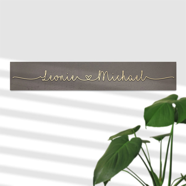 Personalized Wooden Sign Small