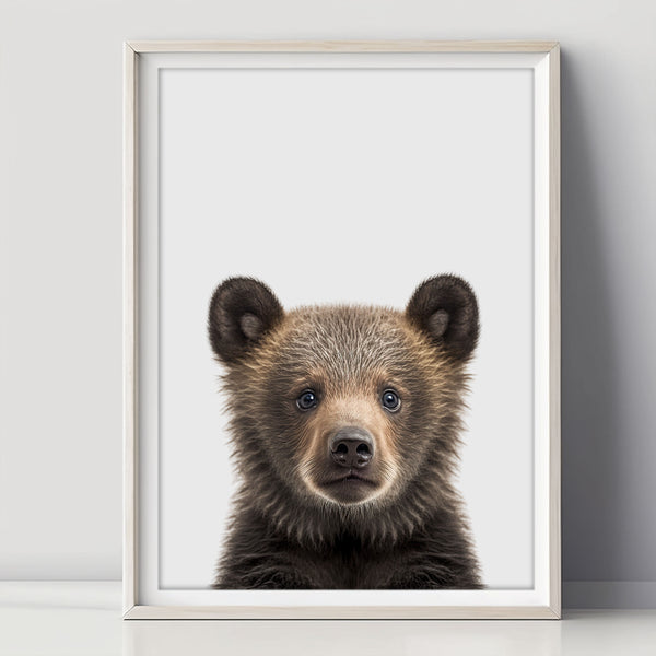 Baby Bär Poster für Kinderzimmer