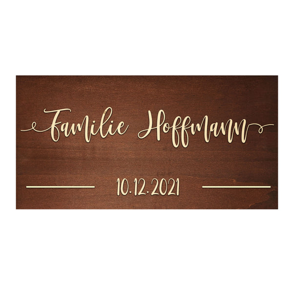 Personalized Wooden Sign Large