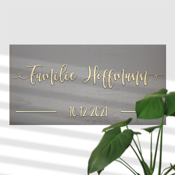 Personalized Wooden Sign Large