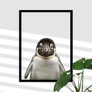 Baby Pinguin Poster - Niedliches Motiv fürs Kinderzimmer