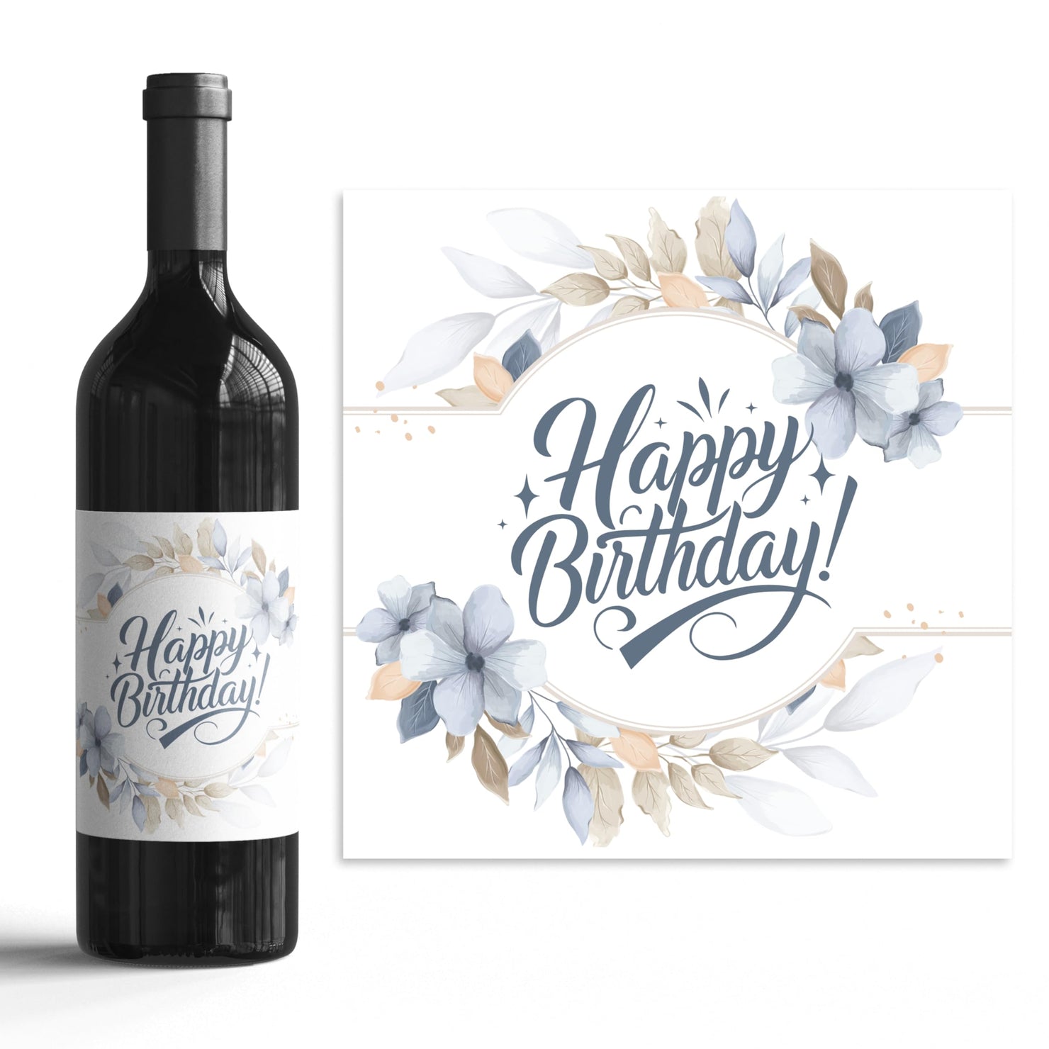 6 Etiketten für Geburtstagsfeier oder Jubiläum