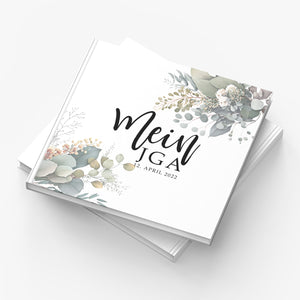 JGA &amp; Wedding Guest Book: Eucalyptus Design Hardcover