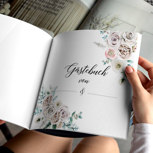 Hochzeitsbuch zum Ausfüllen – Persönliche Einträge und Wünsche