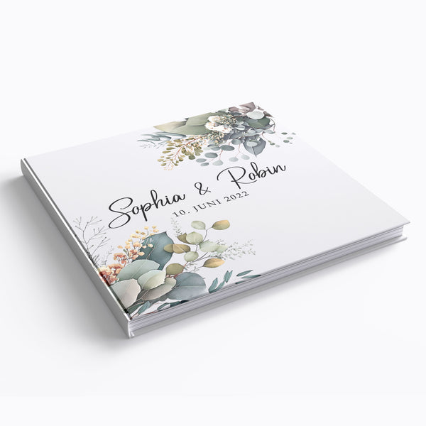 Eucalyptus Design Guest Book: Your special wedding gift