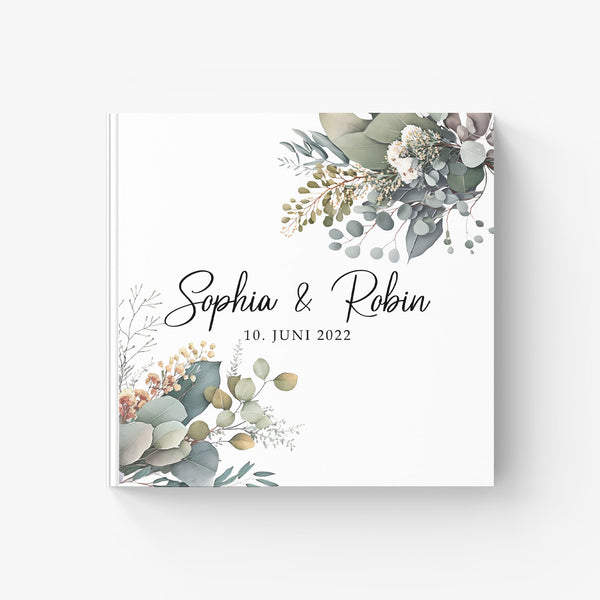 Eucalyptus Design Guest Book: Your special wedding gift