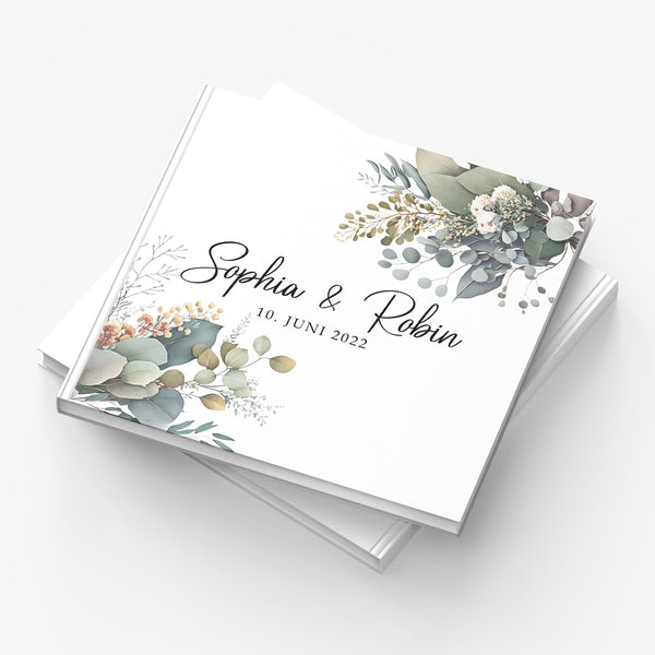 Eucalyptus Design Guest Book: Your special wedding gift