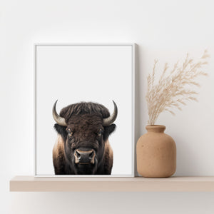 Fügen Sie einen Hauch von Natur hinzu mit unserem Bison Poster