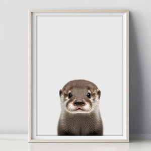 Baby Otter Poster - Spielzimmer Gestaltung