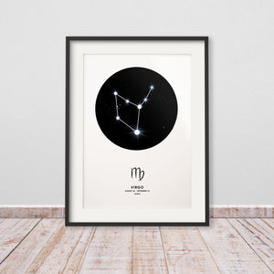 Detailliertes Jungfrau-Poster