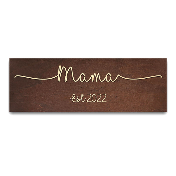 Personalized Wooden Sign Medium