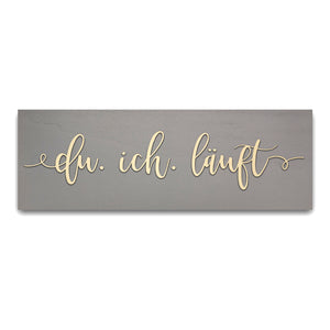 Personalisiertes Holzschild Medium