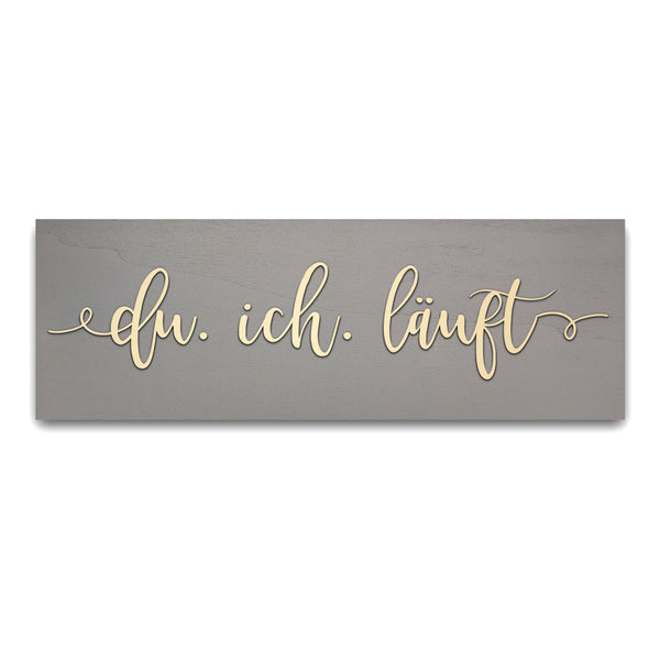 Personalisiertes Holzschild Medium