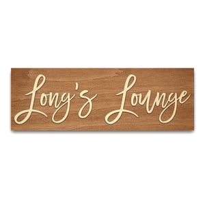 Personalisiertes Holzschild Medium