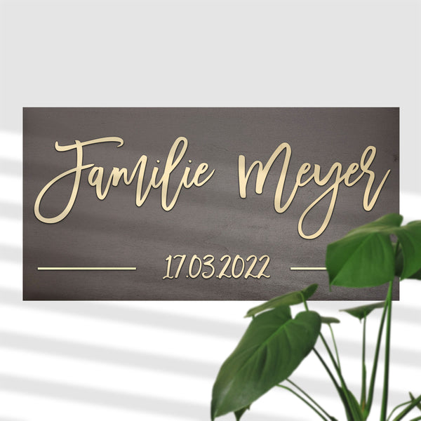 Personalized Wooden Sign Large