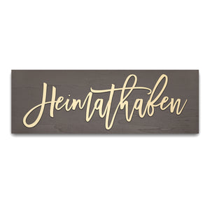 Personalisiertes Holzschild Medium